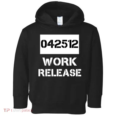 Retirement Date Work Release Jail Prison Personalize  Toddler Hoodie