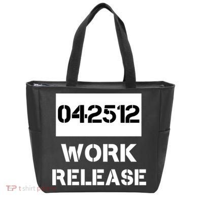 Retirement Date Work Release Jail Prison Personalize  Tote Bag