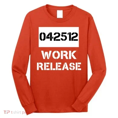 Retirement Date Work Release Jail Prison Personalize Long Sleeve Shirt