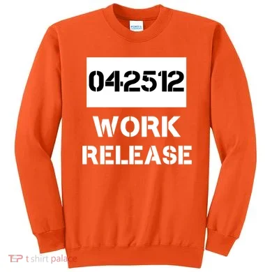 Retirement Date Work Release Jail Prison Personalize  Sweatshirt