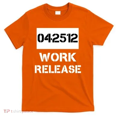 Retirement Date Work Release Jail Prison Personalize  T-Shirt