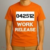Retirement Date Work Release Jail Prison Personalize  T-Shirt thumb 3
