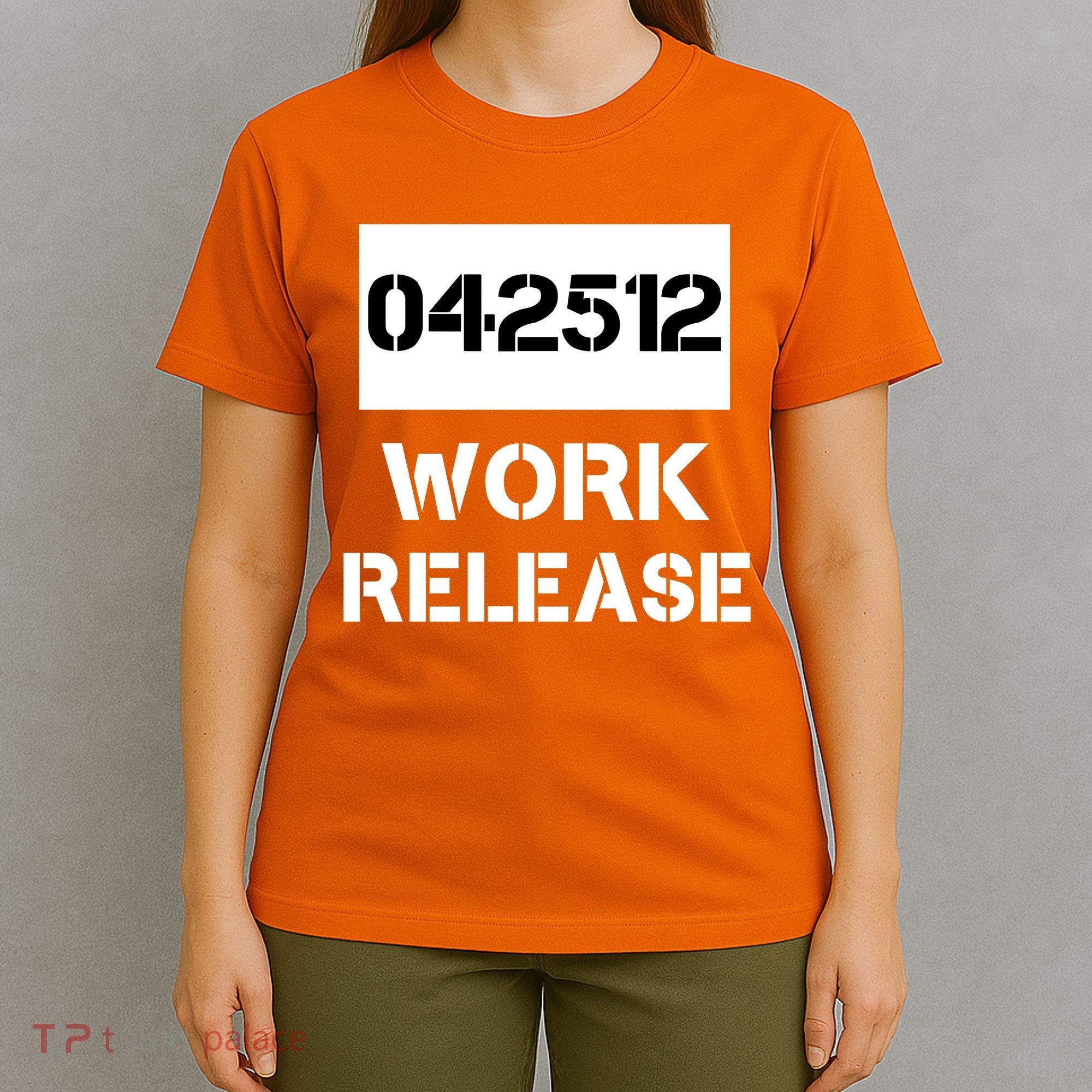 Retirement Date Work Release Jail Prison Personalize  T-Shirt