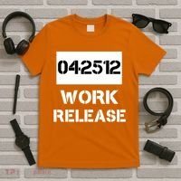 Retirement Date Work Release Jail Prison Personalize  T-Shirt thumb 5