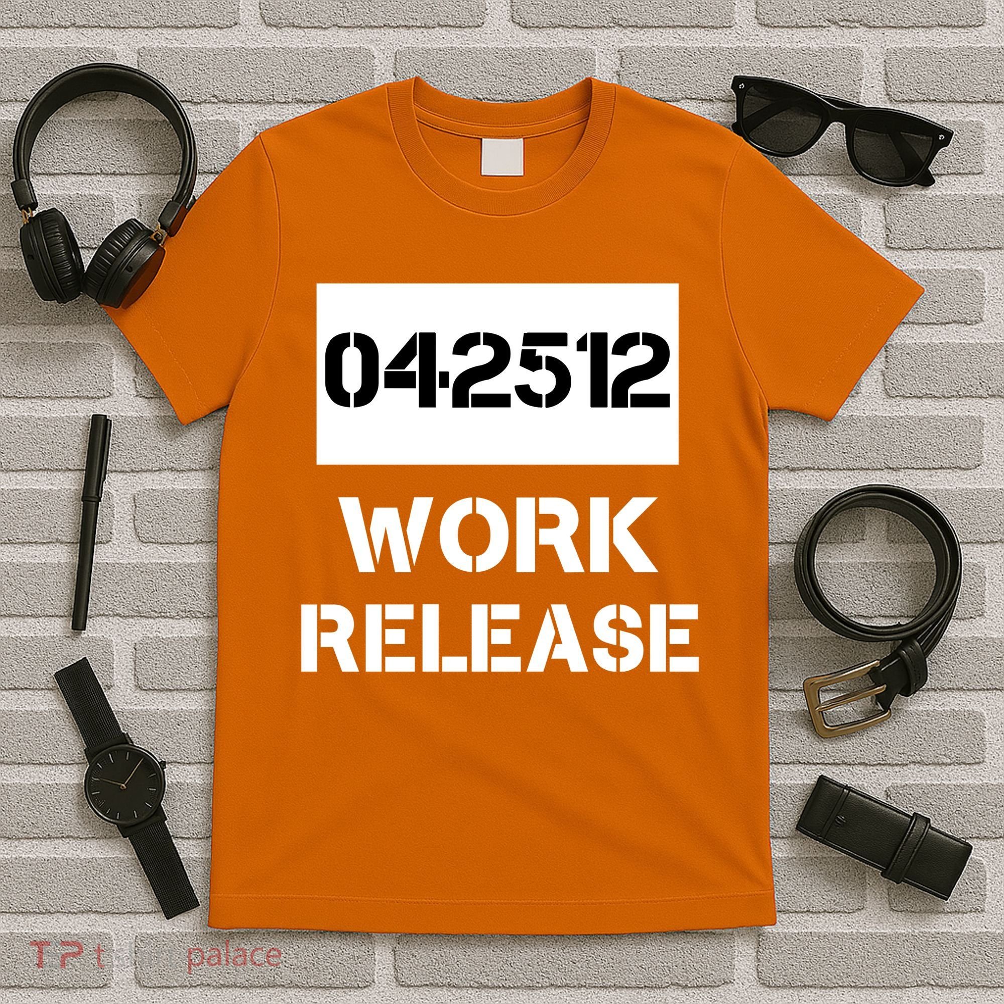Retirement Date Work Release Jail Prison Personalize  T-Shirt