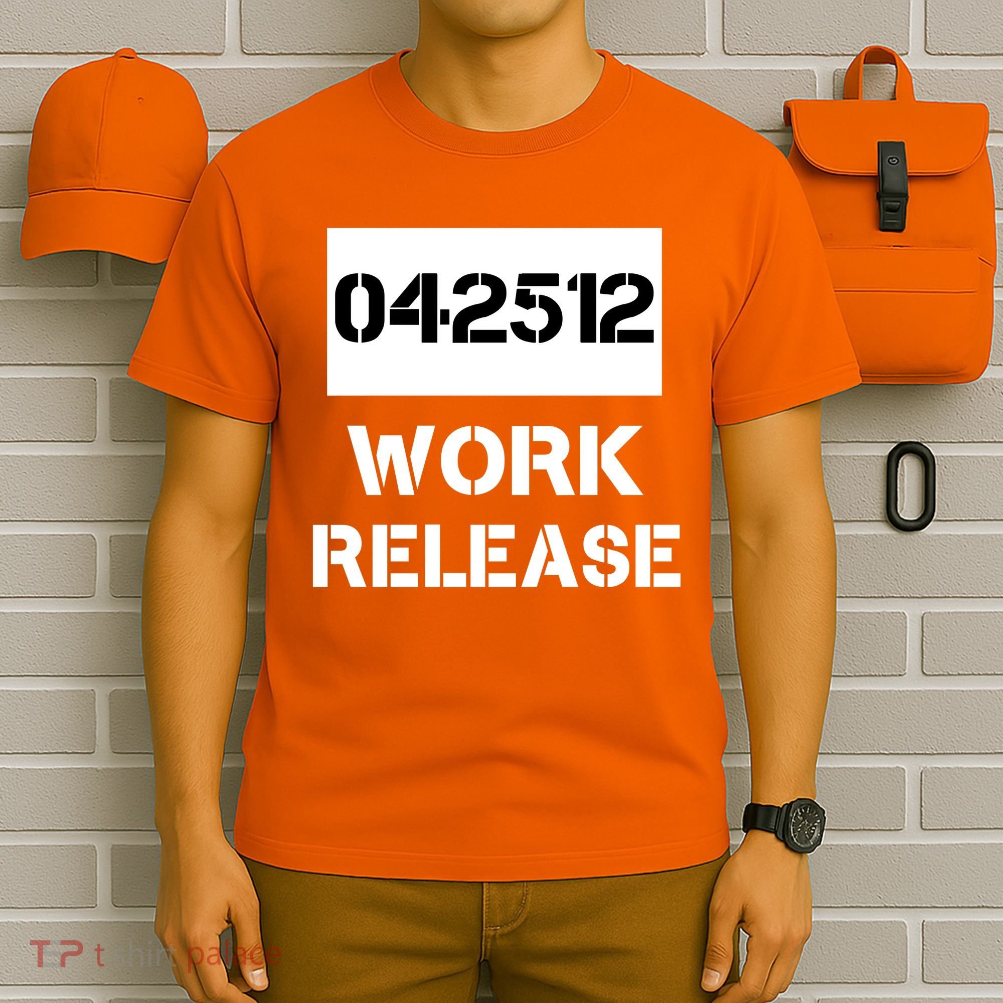 Retirement Date Work Release Jail Prison Personalize  T-Shirt