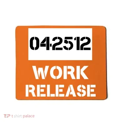Retirement Date Work Release Jail Prison Personalize  Mousepad