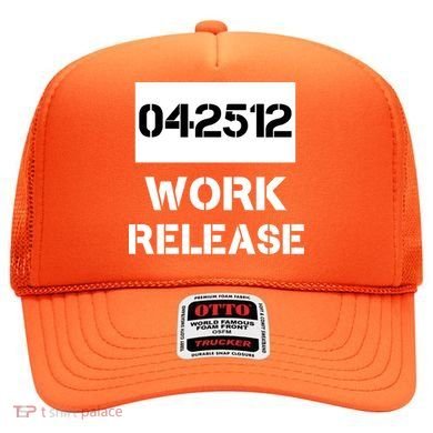 Retirement Date Work Release Jail Prison Personalize  Hat