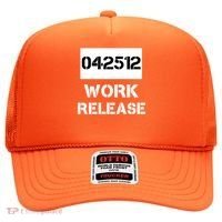 Retirement Date Work Release Jail Prison Personalize  Hat thumb 0