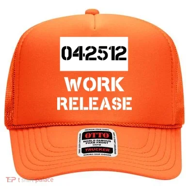 Retirement Date Work Release Jail Prison Personalize  Hat