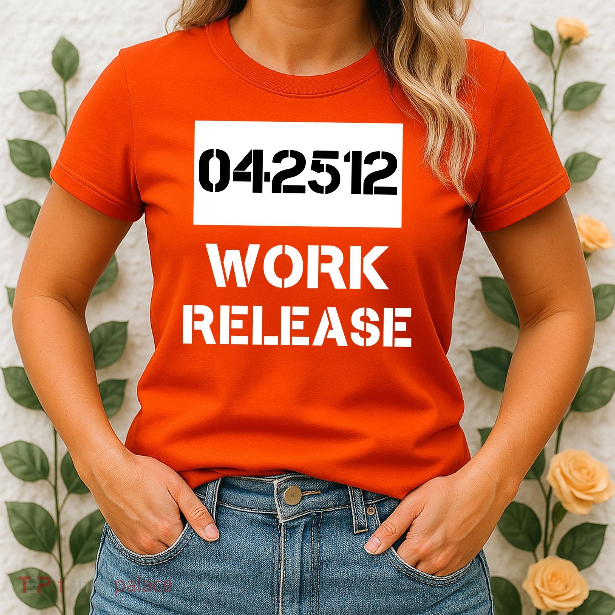 Retirement Date Work Release Jail Prison Personalize  Women's T-Shirt