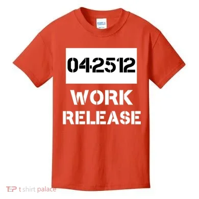 Retirement Date Work Release Jail Prison Personalize  Kids T-Shirt