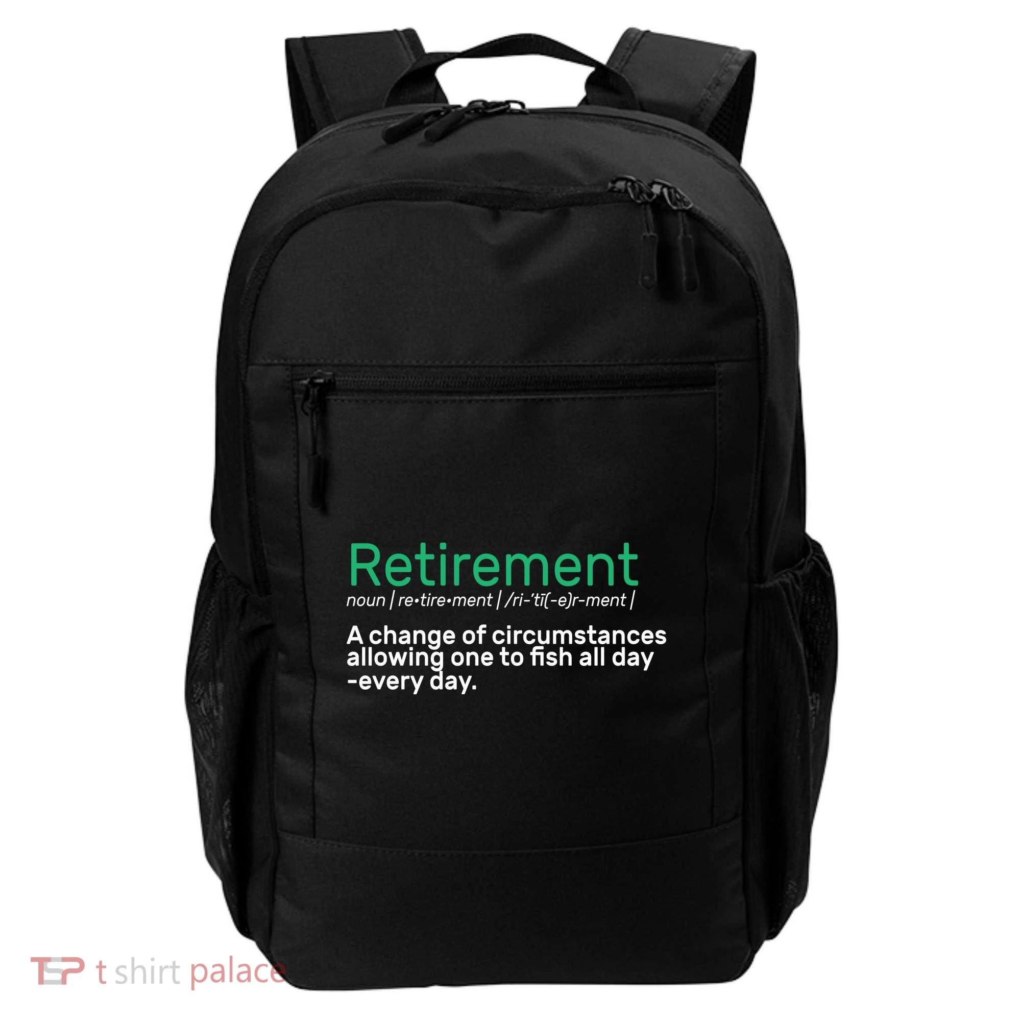 Retirement Fishing Definition  Backpack