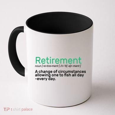 Retirement Fishing Definition  Coffee Mug