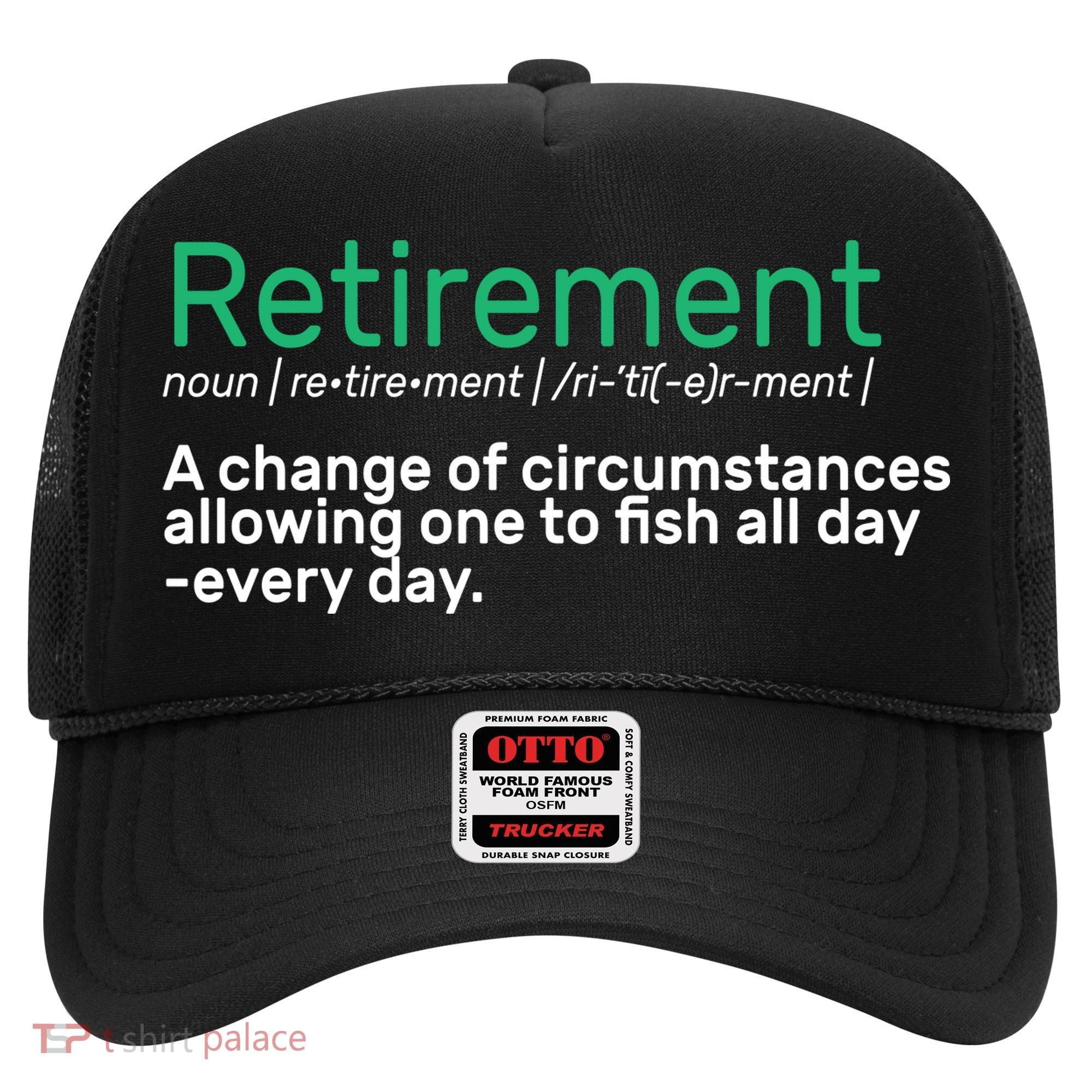 Retirement Fishing Definition  Hat