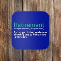 Retirement Fishing Definition  Coaster thumb 0