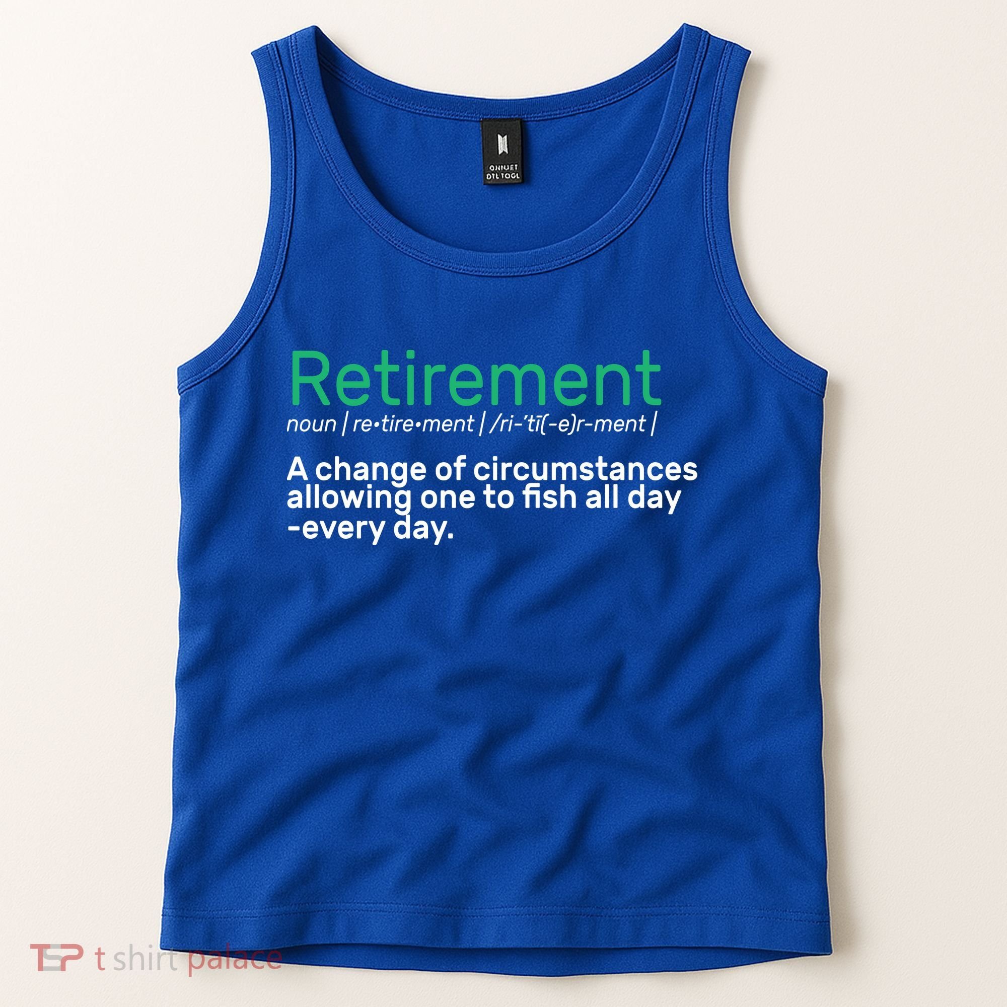 Retirement Fishing Definition  Tank Top