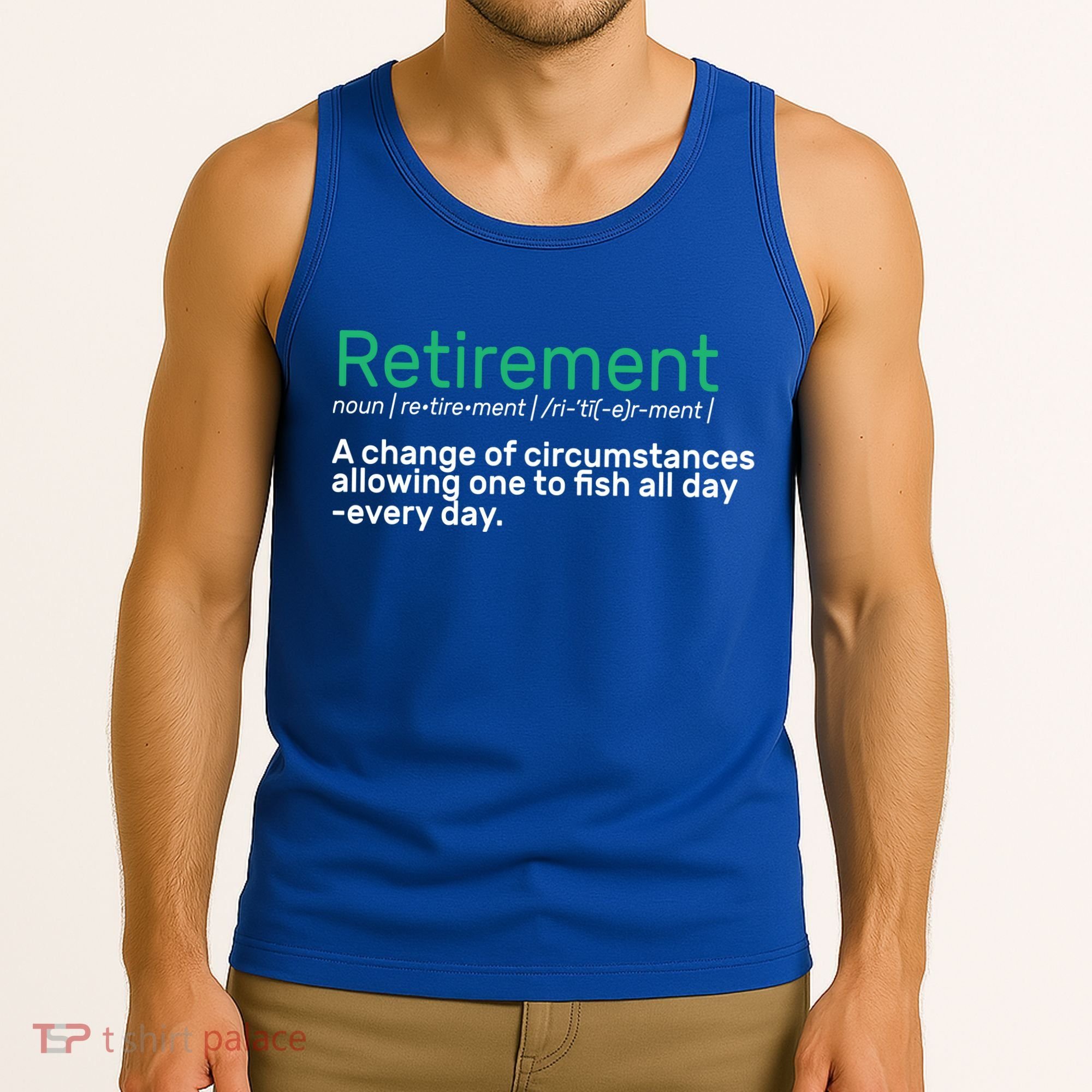 Retirement Fishing Definition  Tank Top