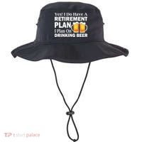 Retirement Plan Drinking Beer Bucket Hat thumb 0