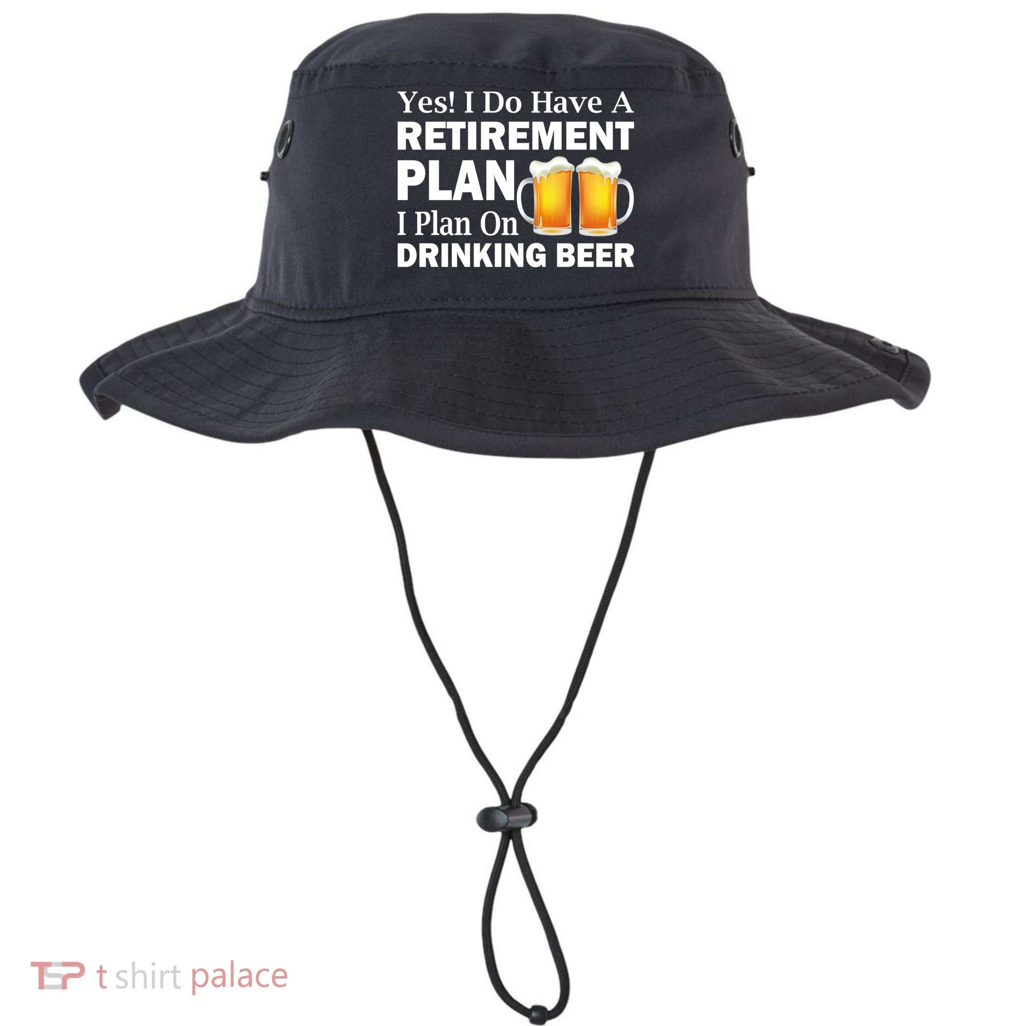 Retirement Plan Drinking Beer Bucket Hat