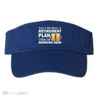 Retirement Plan Drinking Beer Visor thumb 0