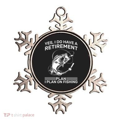 Retirement Plan Fishing Ornament