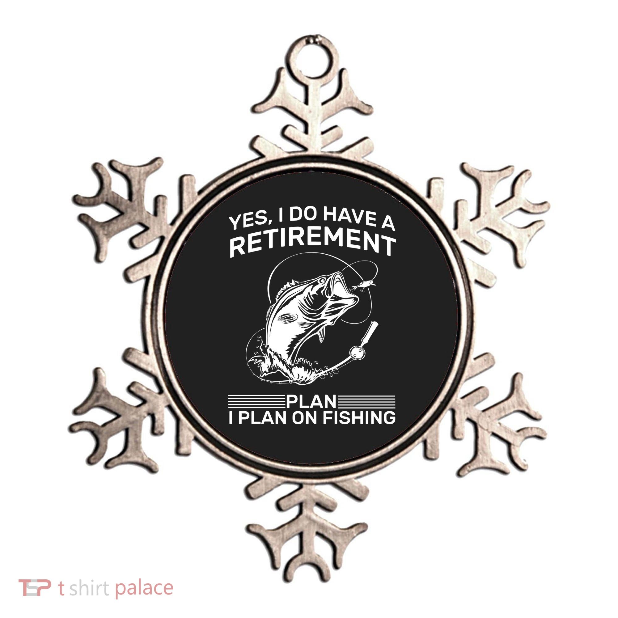 Retirement Plan Fishing Ornament