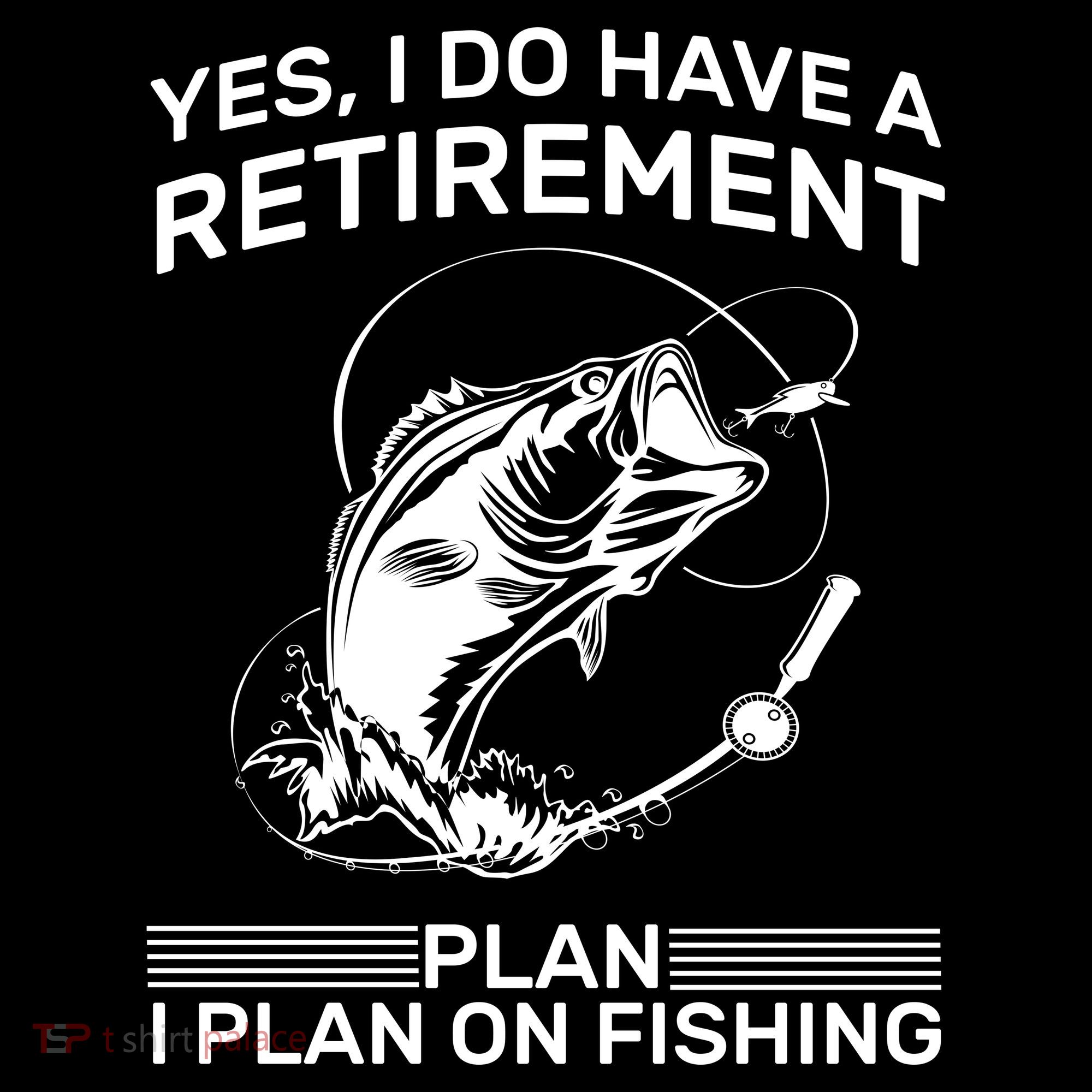 Retirement Plan Fishing Ornament
