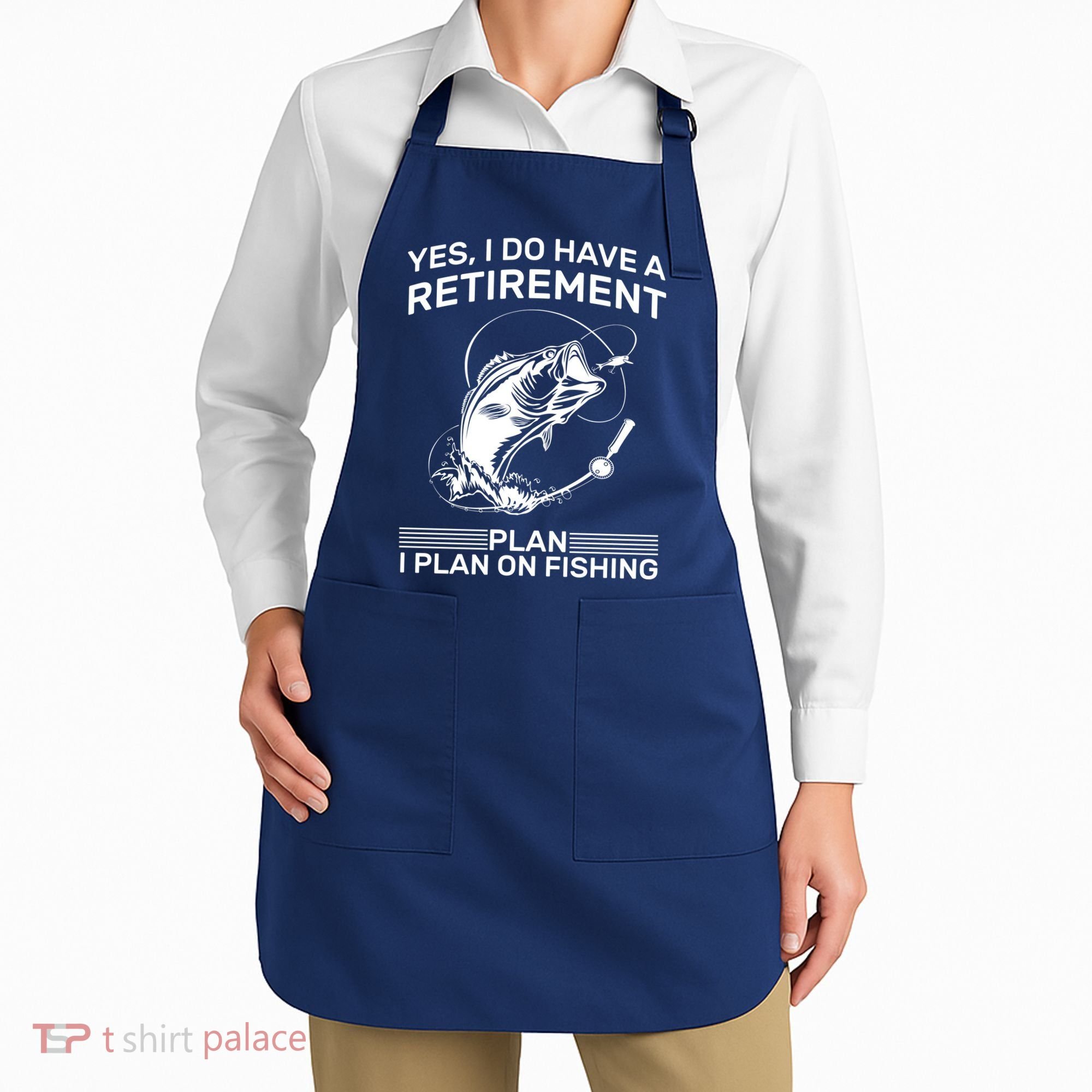 Retirement Plan Fishing Apron