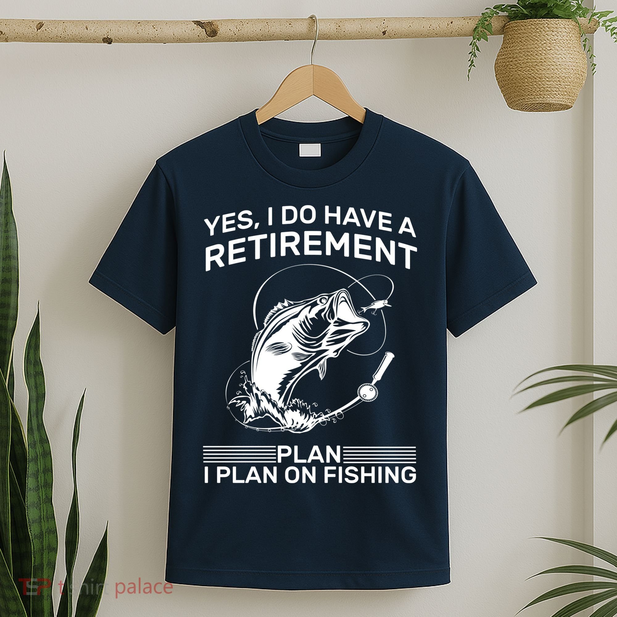Retirement Plan Fishing T-Shirt