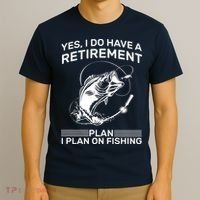Retirement Plan Fishing T-Shirt thumb 3