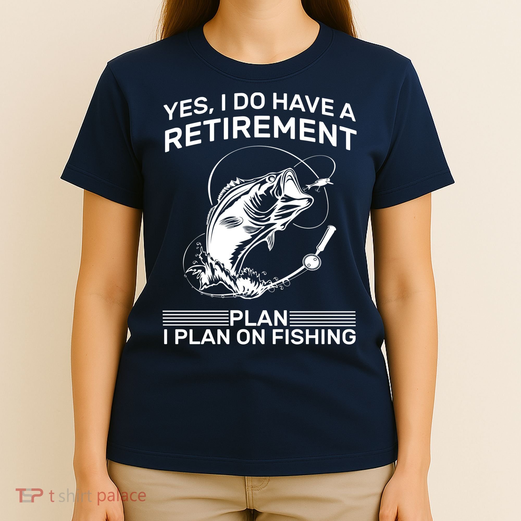 Retirement Plan Fishing T-Shirt