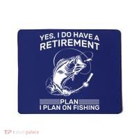 Retirement Plan Fishing Mousepad thumb 0