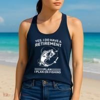 Retirement Plan Fishing Women's Tank Top thumb 2