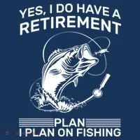 Retirement Plan Fishing Kids Sweatshirt thumb 2