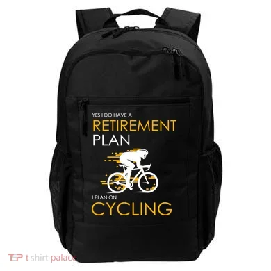 Retirement Plan On Cycling Backpack