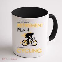 Retirement Plan On Cycling Coffee Mug thumb 1