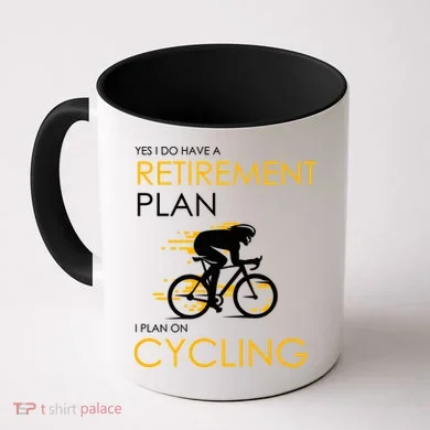 Retirement Plan On Cycling Coffee Mug