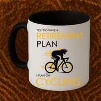 Retirement Plan On Cycling Coffee Mug thumb 2