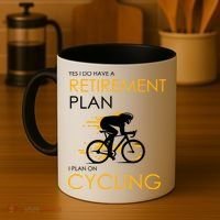 Retirement Plan On Cycling Coffee Mug thumb 4