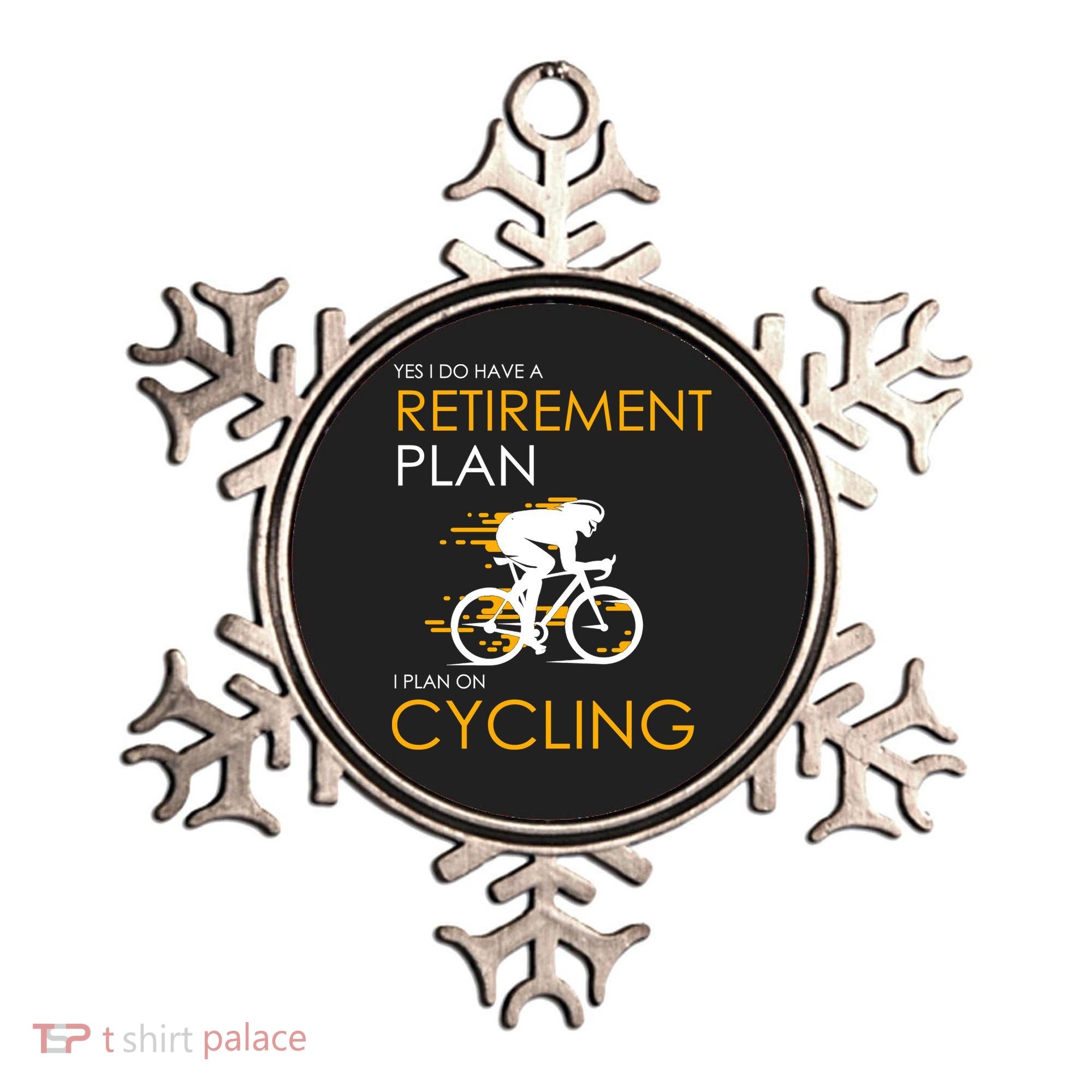 Retirement Plan On Cycling Ornament