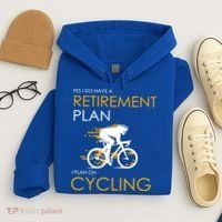 Retirement Plan On Cycling Hoodie thumb 4