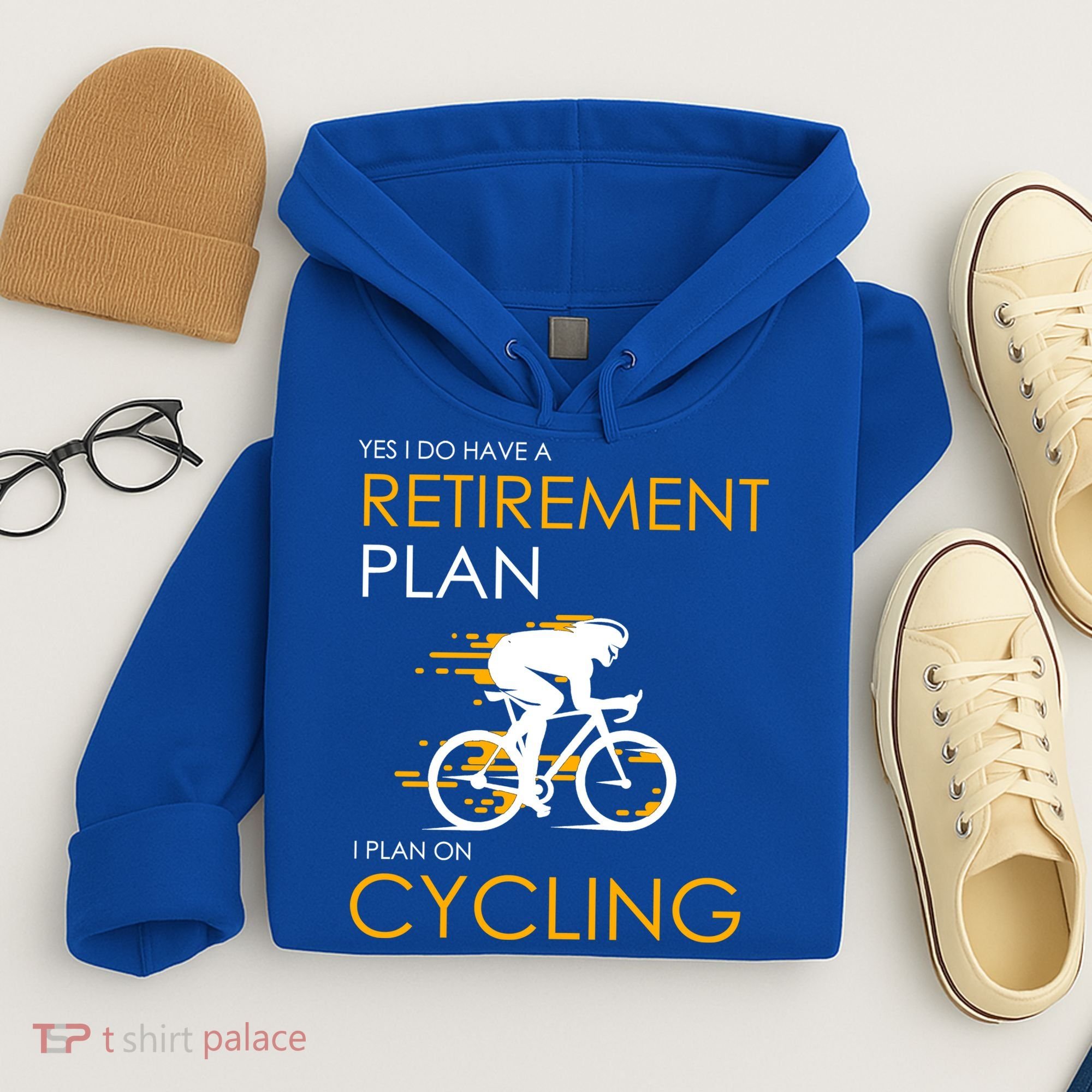Retirement Plan On Cycling Hoodie