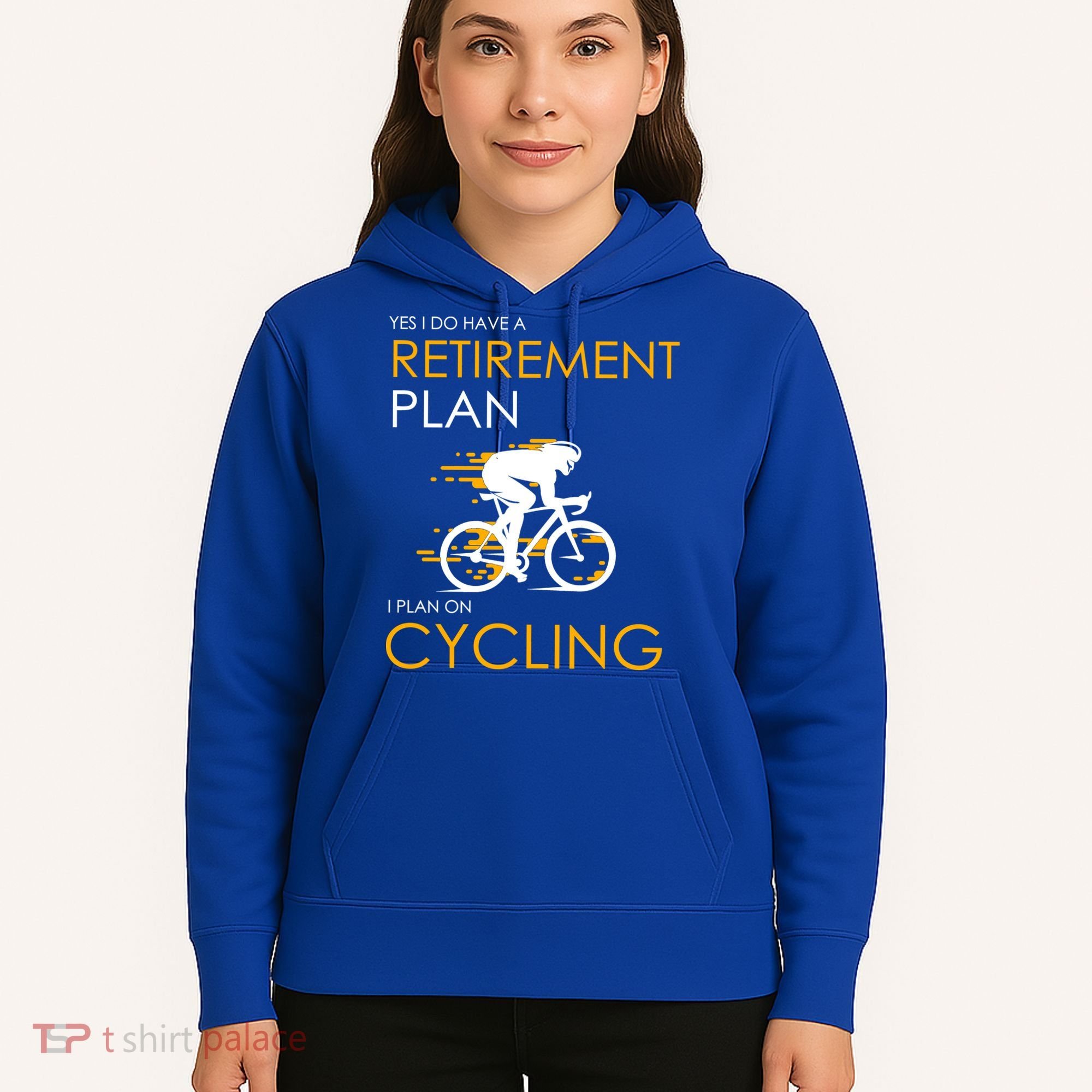 Retirement Plan On Cycling Hoodie