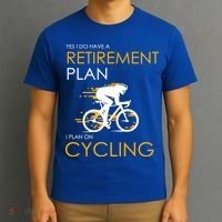 Retirement Plan On Cycling T-Shirt thumb 3