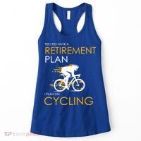 Retirement Plan On Cycling Women's Tank Top thumb 0