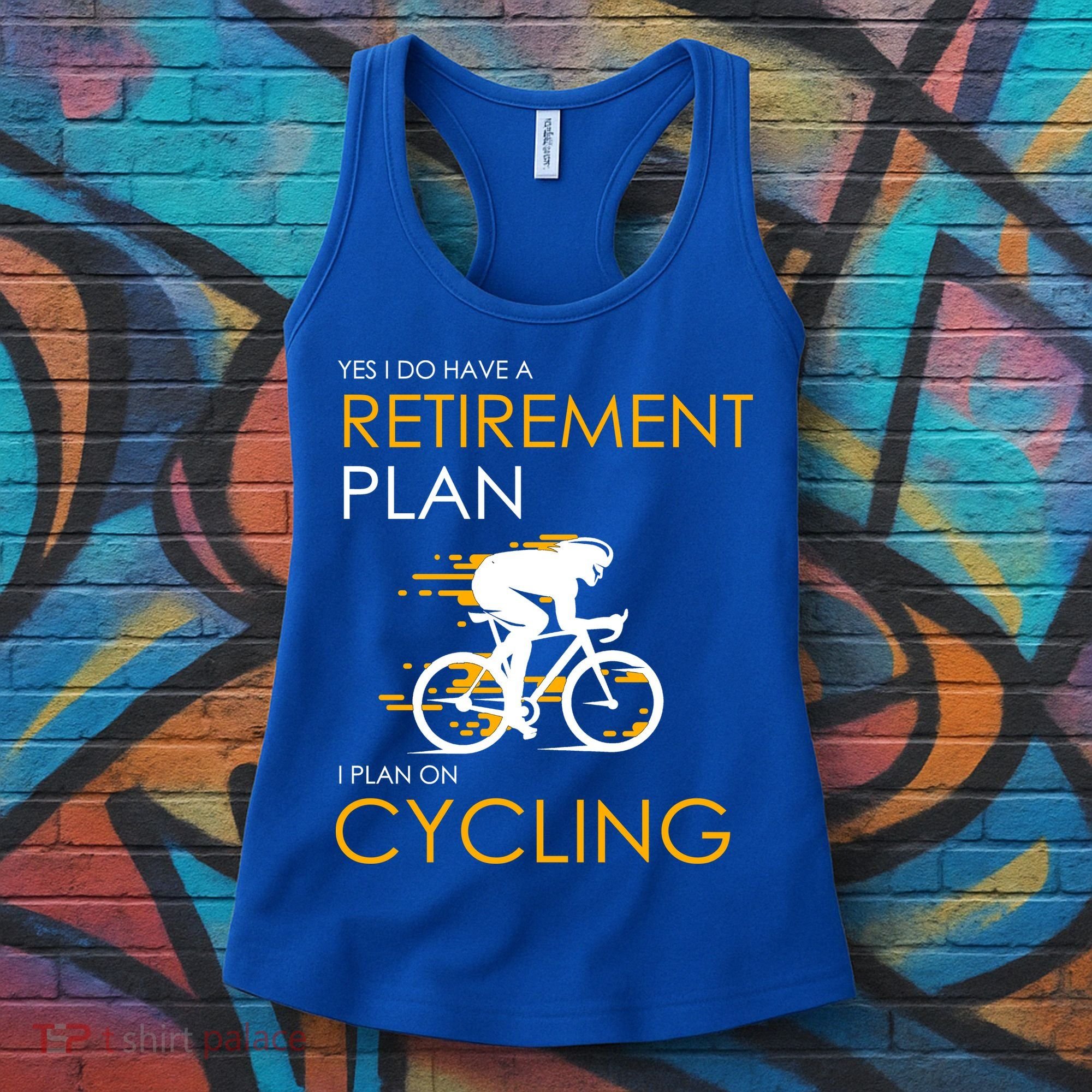 Retirement Plan On Cycling Women's Tank Top