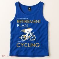 Retirement Plan On Cycling Tank Top thumb 2