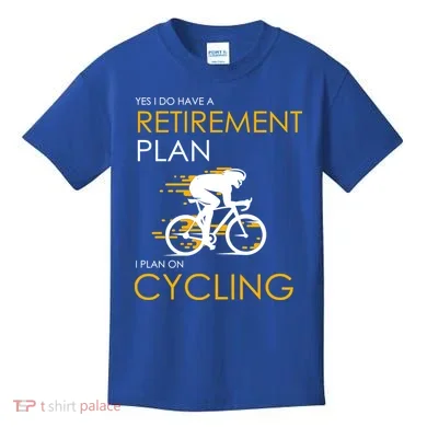 Retirement Plan On Cycling Kids T-Shirt
