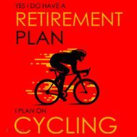 Retirement Plan On Cycling Santa Hat thumb 1